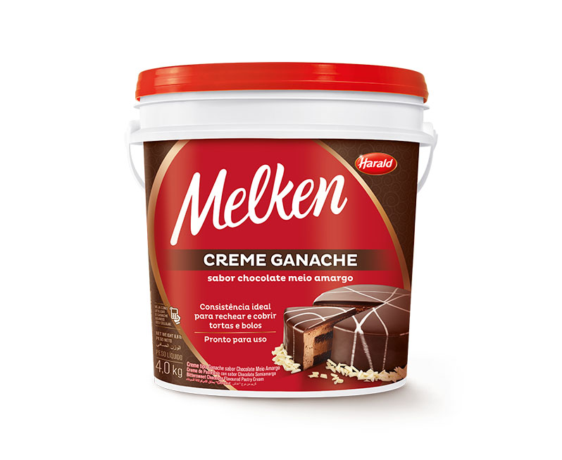 GANACHE HARALD MEIO AMARGO 4 KG BG Alimentos