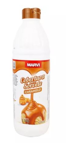 COBERTURA PARA SORVETE CARAMELO MARVI 1,3KG