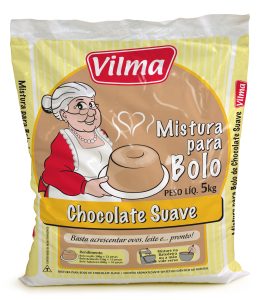 MISTURA DE BOLO VILMA CHOCOLATE SUAVE 5KG