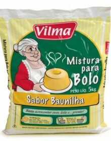 MISTURA DE BOLO VILMA BAUNILHA 5KG