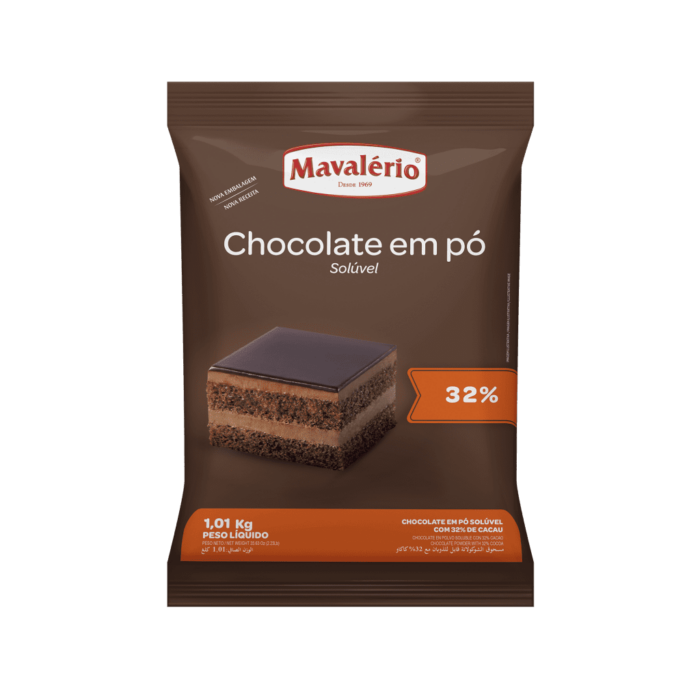 CHOCOLATE EM PÓ MAVALÉRIO 32% 1KG