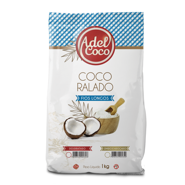 COCO ÚMIDO E ADOÇADO ADEL 1KG