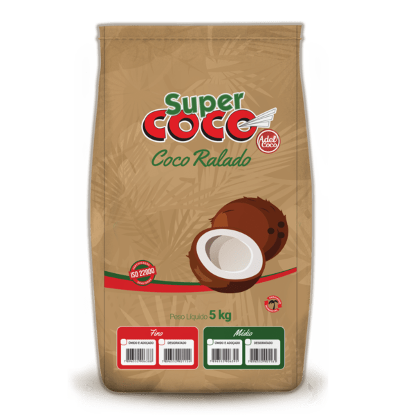 COCO RALADO FINO SUPER COCO 5KG