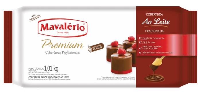 COBERTURA AO LEITE MAVALÉRIO PREMIUM 1KG