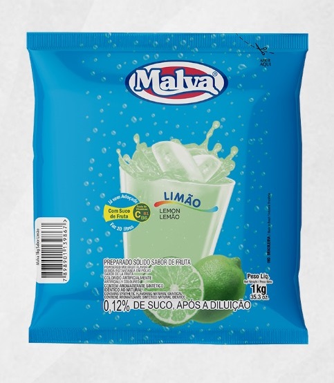 SUCO MALVA LIMÃO 1KG