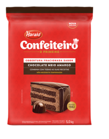 COBERTURA CONFEITEIRO MEIO AMARGO HARALD 5KG