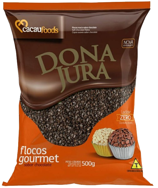 CHOCOLATE FLOCOS GOURMET DONA JURA 500G