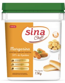 MARGARINA 50% LIPÍDIOS SINA 15KG