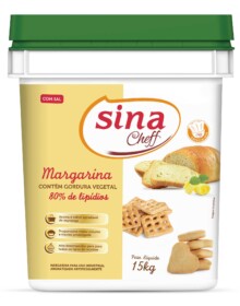 MARGARINA 80% LIPÍDIOS SINA 15KG