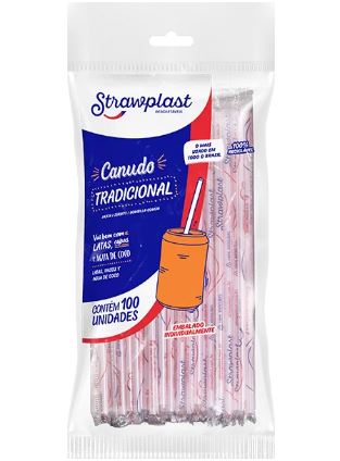 CANUDO STRAWPLAST 316 26CM 100UND