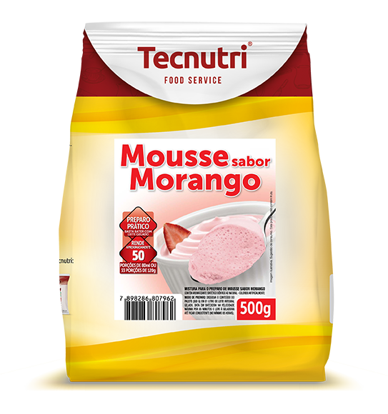 MOUSSE MORANGO SUSTENTARI 500G