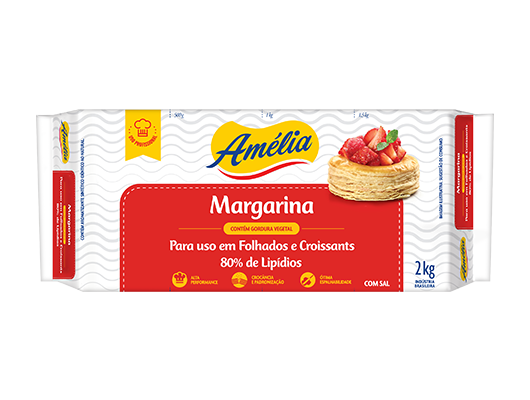 MARGARINA MASSA FOLHADA AMÉLIA 2KG