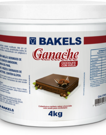 GANACHE CHOCOLATE COM AVELÃ BAKELS 4KG