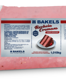 RECHEIO CREMOSO MORANGO BAKELS BAG 1KG