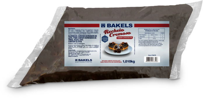 RECHEIO CREMOSO CHOCOLATE BAKELS 1KG