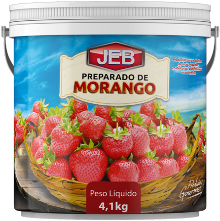 POLPA DE FRUTA MORANGO JEB 4,1KG