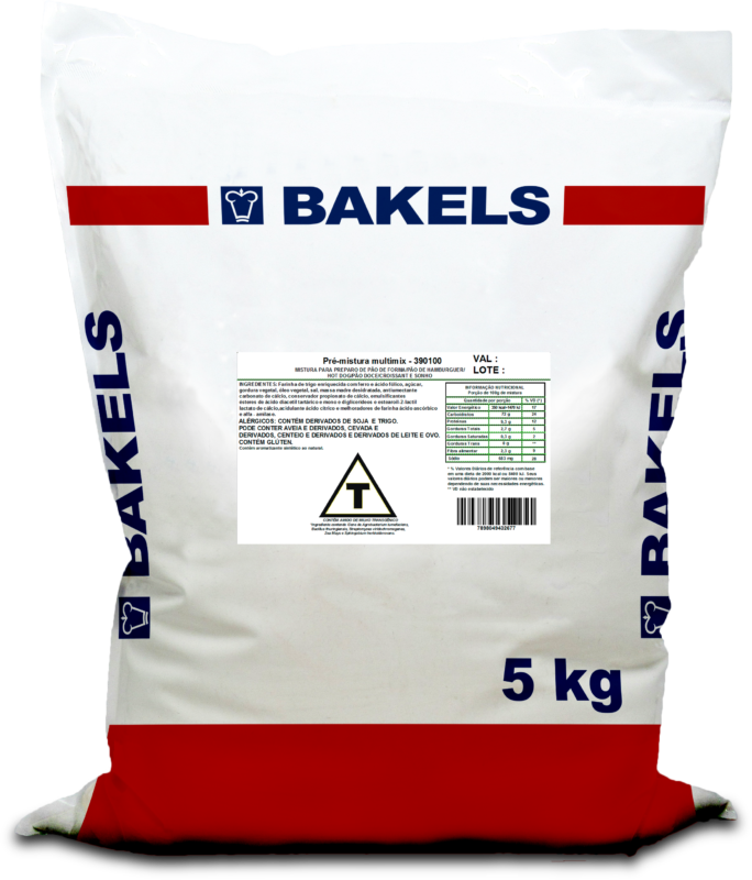 PRÉ-MISTURA MULTIMIX BAKELS 5KG