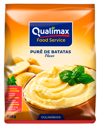 BATATA EM FLOCOS QUALIMAX 800G