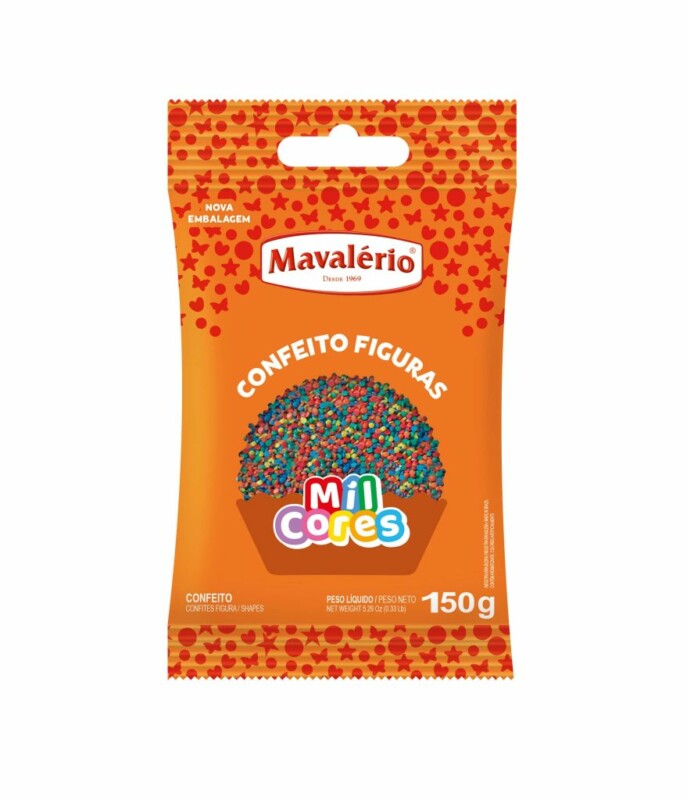 CONFEITO FIGURA MINI CONFETE MAVALÉRIO 150G