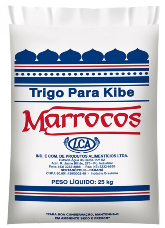 TRIGO PARA QUIBE MARROCOS 25KG