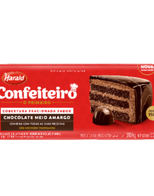 COBERTURA CONFEITEIRO MEIO AMARGO HARALD 1KG