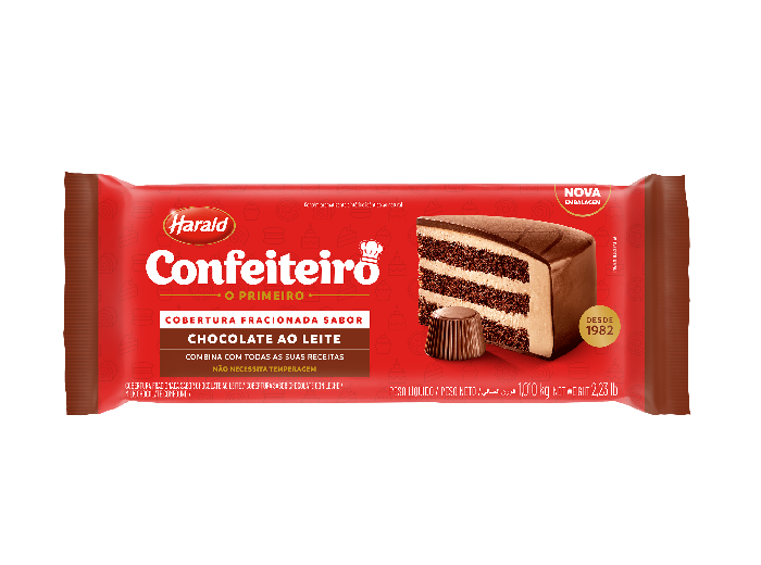 COBERTURA CONFEITEIRO AO LEITE HARALD 1KG