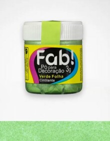 PÓ PARA DECORAR FAB VERDE FOLHA 3G