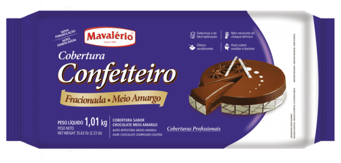 COBERTURA MEIO AMARGO MAVALÉRIO 1KG