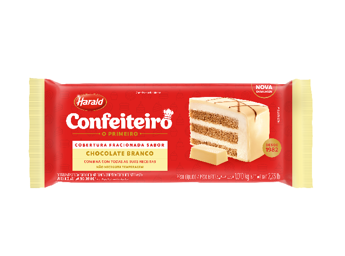 COBERTURA CONFEITEIRO BRANCA HARALD 1KG