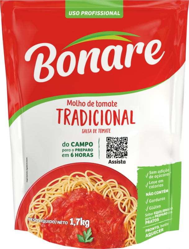 MOLHO TRADICIONAL BONARE 1,7KG