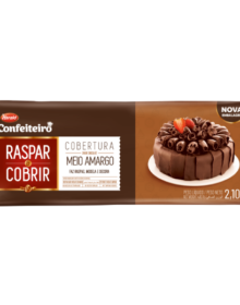 COBERTURA RASPAR E COBRIR MEIO AMARGO HARALD 2,1KG