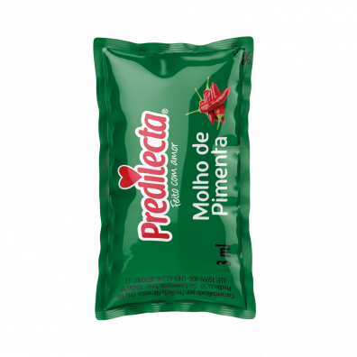 MOLHO DE PIMENTA PREDILECTA SACHÊ 144X3ML