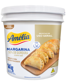 MARGARINA 50% LIPÍDIOS  AMÉLIA 14KG