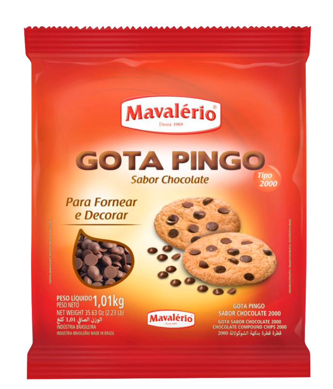 CHOCOLATE EM GOTAS AO LEITE MAVALÉRIO 1KG