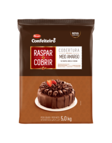 COBERTURA RASPAR E COBRIR MEIO AMARGO HARALD 5KG