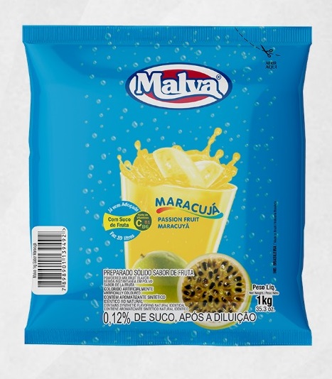 SUCO MALVA MARACUJÁ 1KG