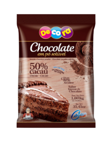 CHOCOLATE EM PÓ DECORA 50% 1KG
