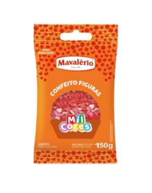 CONFEITO FIGURA CORAÇÃO MAVALÉRIO 150G