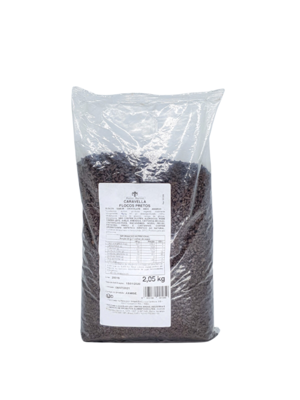 CHOCOLATE CARAVELLA FLOCOS MEIO AMARGO 2,05KG