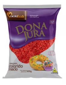 GRANULADO VERMELHO DONA JURA 500G