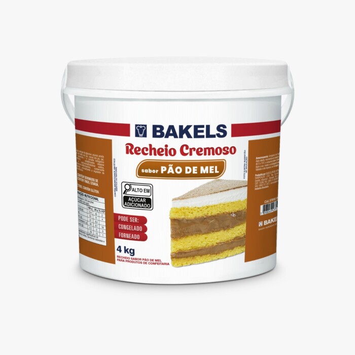 RECHEIO PÃO DE MEL BAKELS 4KG