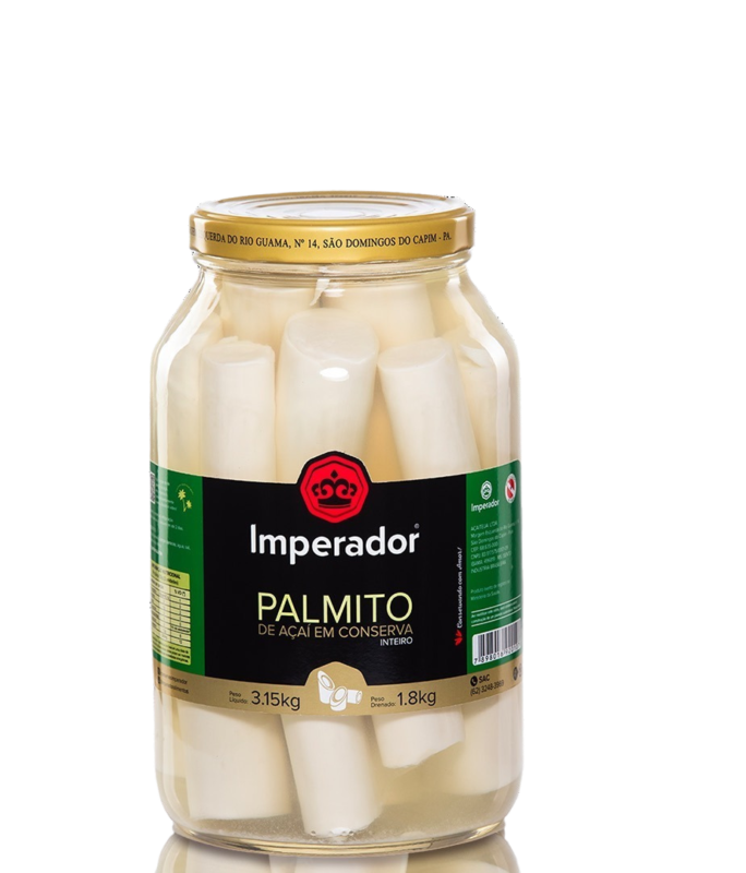 PALMITO ACAÍ INTEIRO VD IMPERADOR 1,8KG