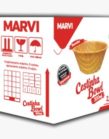 CASQUINHA BOWL BAUNILHA MARVI 300ML 120UN