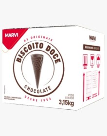 CASQUINHA CHOCOLATE MARVI 3,15KG 300UN