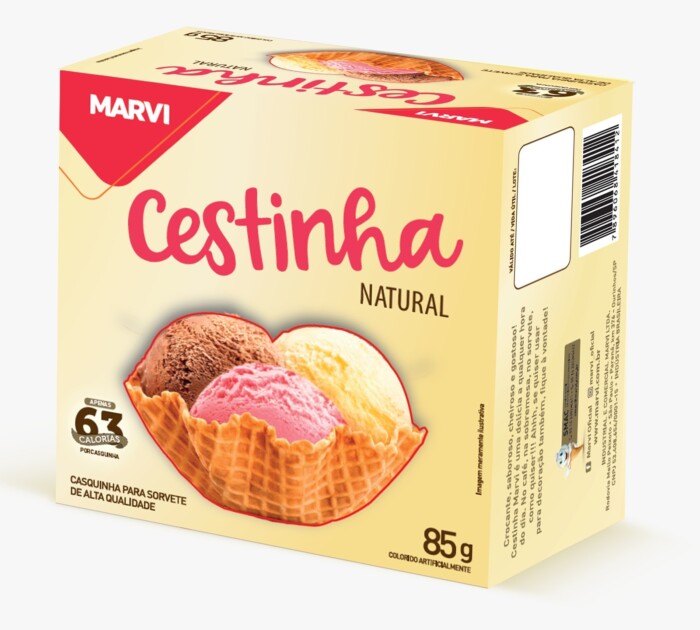 CESTINHA MARVI 85G 12UN