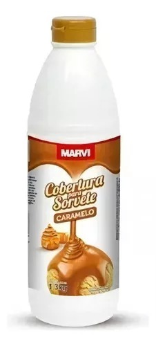 COBERTURA SORVETE CARAMELO 1,3KG