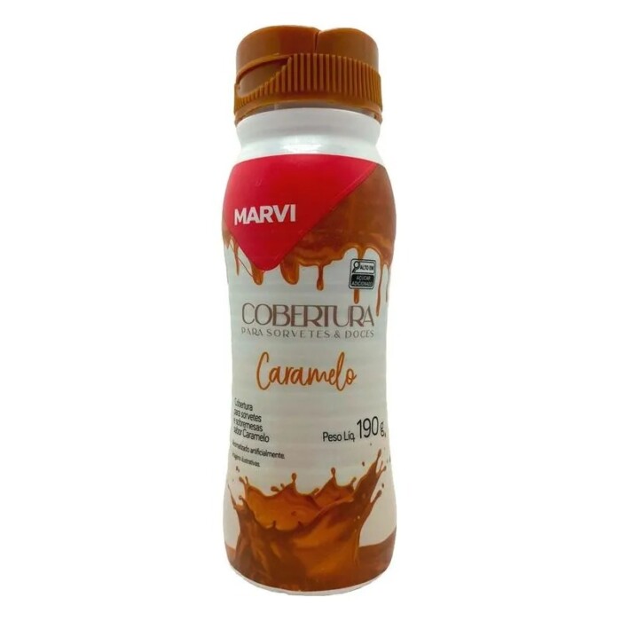 COBERTURA SORVETE MARVI CARAMELO 190G