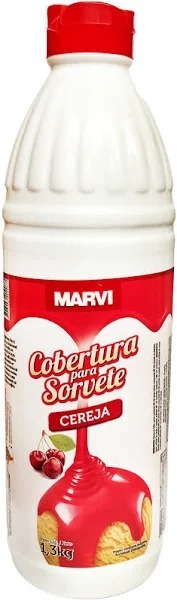 COBERTURA SORVETE MARVI CEREJA 1,3KG