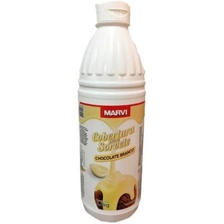 COBERTURA SORVETE MARVI CHOCOLATE BRANCO 1KG