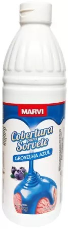 COBERTURA SORVETE MARVI GROSELHA AZUL 1,3KG